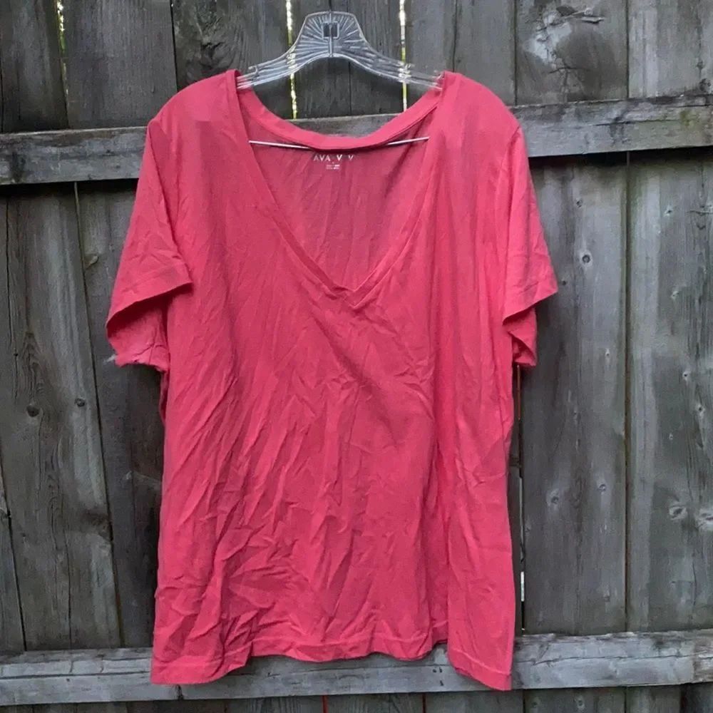 Ava & Viv Pink tee sz. 4x